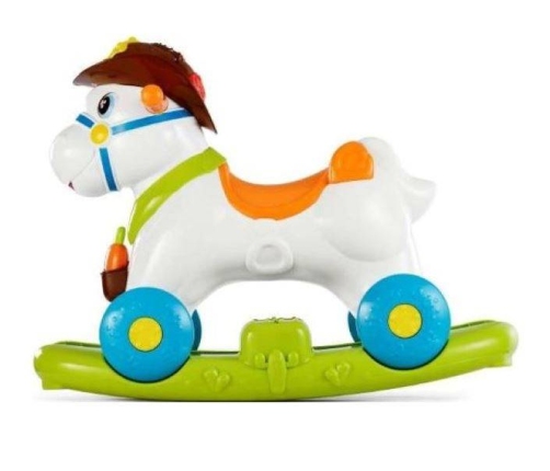 Chicco Baby Rodeo Boy лошадка-качалка с колесиками 2в1