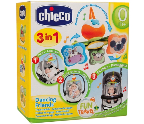 CHICCO Dancing Friends Karuselis ratiņiem un autokrēsliņiem