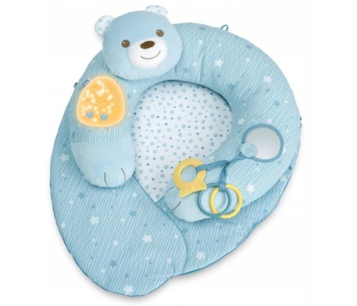 Chicco FIRST DREAMS Blue Ligzdiņa — Paklājs + Spilvens — Pakaviņš