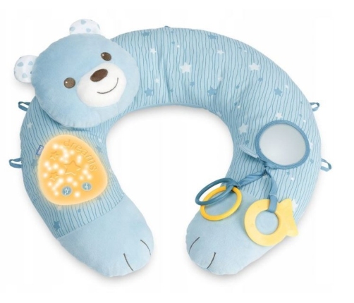 Chicco FIRST DREAMS Blue Ligzdiņa — Paklājs + Spilvens — Pakaviņš