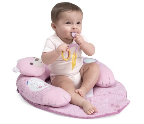 Chicco FIRST DREAMS Pink Ligzdiņa — Paklājs + Spilvens — Pakaviņš