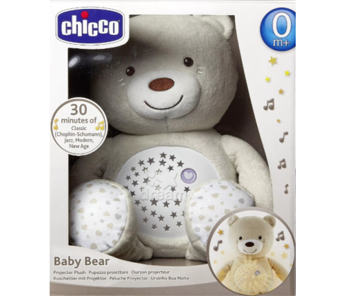 CHICCO First Dreams Медведь - проектор Beige