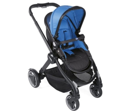 Chicco Fully Power Blue Детская Коляска-трансформер 2 в 1