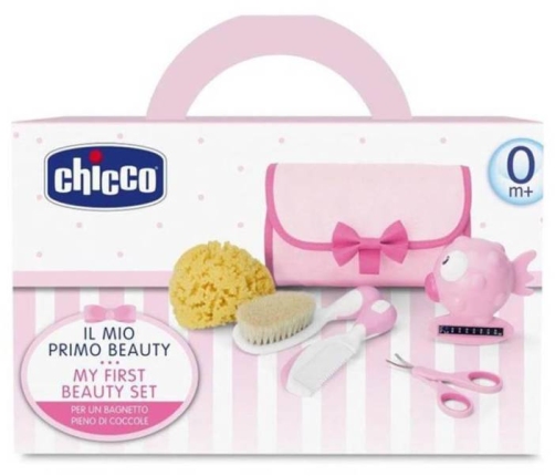 Chicco Набор аксессуаров для гигиены и ванны 0m+ Pink