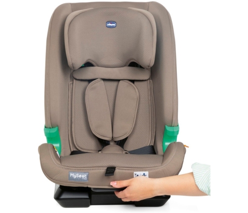 Chicco MySeat i-Size Desert Taupe Bērnu Autokrēsls 9-36 kg