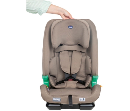 Chicco MySeat i-Size Desert Taupe Bērnu Autokrēsls 9-36 kg