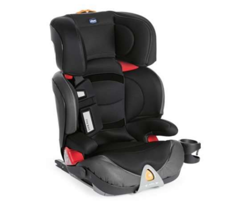 Chicco Oasys 2-3 FixPlus Evo Jet Black Bērnu Autokrēsls 15-36 kg