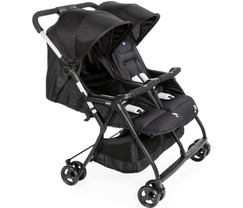 Chicco Ohlala Twin Black Night Dvīņu Ratiņi