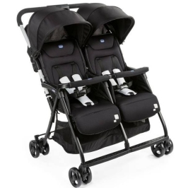 Chicco Ohlala Twin Black Night Dvīņu Ratiņi