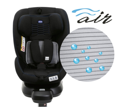 Chicco OneSeat Air 360 Black Air Bērnu Autokrēsls 0-36 kg