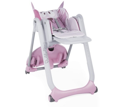 Chicco Polly 2 Start Miss Pink Детский стульчик для кормления