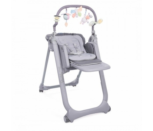 Chicco Polly Magic Relax Graphite Barošanas Krēsls Šūpuļkrēsls 2in1