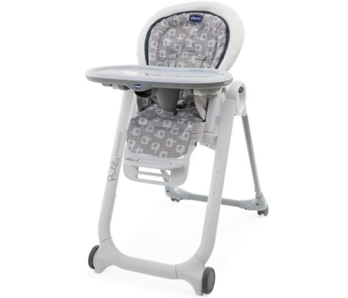 Chicco Polly Progres 5 5in1 Light Grey Krēsls-transformeris