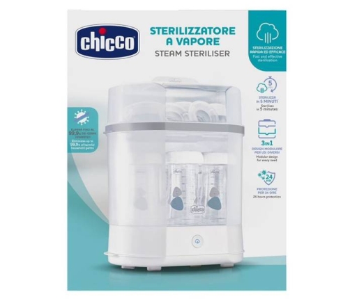 Chicco Pudelīšu sterilizators Elektriskais Tvaika 3in1