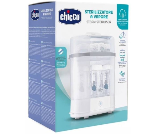 Chicco Pudelīšu sterilizators Elektriskais Tvaika 3in1