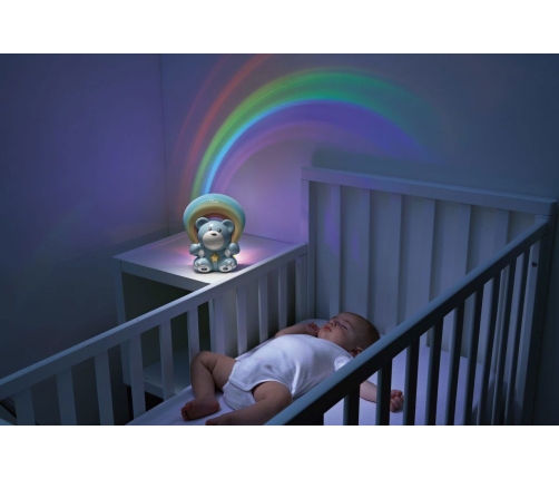 Chicco Rainbow Bear lācītis projektors Blue