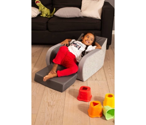 Chicco Twist Ash Grey Cross Bērnu krēsls-sēdeklis-dīvāns