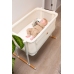 Childhome Evolux Cosleeper 2in1 White Natural Bērnu Gulta Šūpulis ar nolaižamu malu