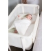 Childhome Evolux Cosleeper 2in1 White Natural Bērnu Gulta Šūpulis ar nolaižamu malu