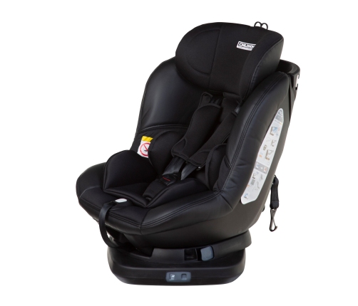 Childhome Isomax 360 Black Leather Bērnu Autokrēsls 9-18 kg