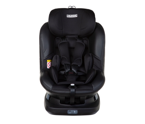 Childhome Isomax 360 Black Leather Bērnu Autokrēsls 9-18 kg