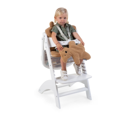 CHILDHOME Lambda 3 White Barošanas Krēsls Transformeris