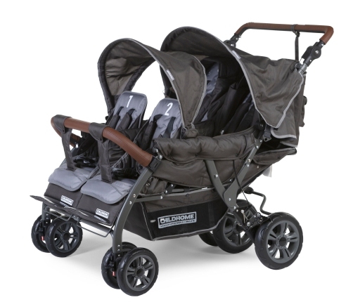 Childhome Quadruple Anthracite Детская Коляска четырехместная