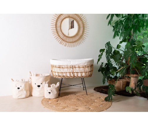 Childhome Rattan Ecru White Natural Kолыбель Плетеная