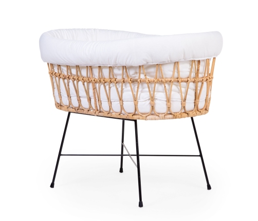 Childhome Rattan Ecru White Natural Kолыбель Плетеная