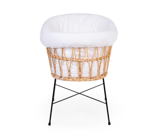 Childhome Rattan Ecru White Natural Kолыбель Плетеная