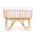 Childhome Rattan Rectangular White Natural Kолыбель Плетеная