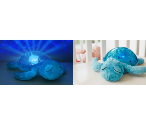 Cloud B Tranquil Turtle Aqua blue nakts lampa-projektors