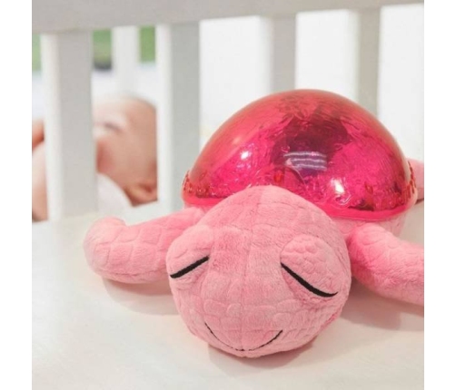 Cloud B Tranquil Turtle Aqua pink nakts lampa-projektors