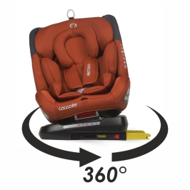 Coccolle Atira 360 Cinnamon Brown Bērnu Autokrēsls 0-36 kg