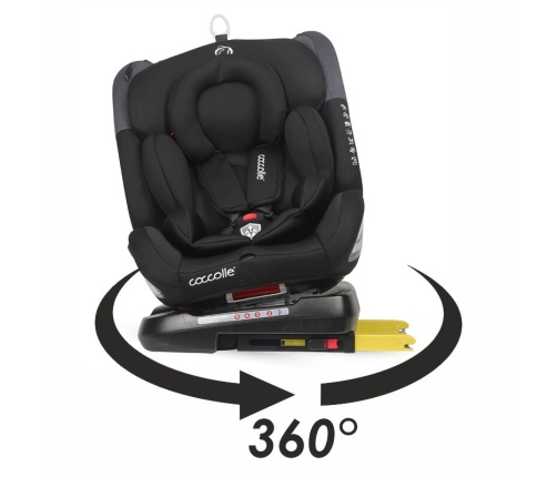 Coccolle Atira 360 Diamond Black Bērnu Autokrēsls 0-36 kg