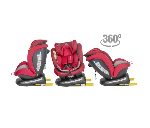 Coccolle Mydo 360 Dahlia Red Bērnu Autokrēsls 0-36 kg