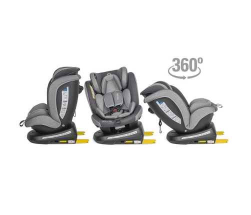 Coccolle Mydo 360 Urban Grey Bērnu Autokrēsls 0-36 kg