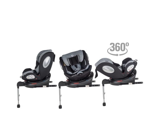 Coccolle Vigo 360 Diamond Black Bērnu Autokrēsls 0-36 kg