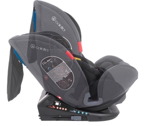 Coletto Cascade Isofix Black Детское автокресло0-36 кг