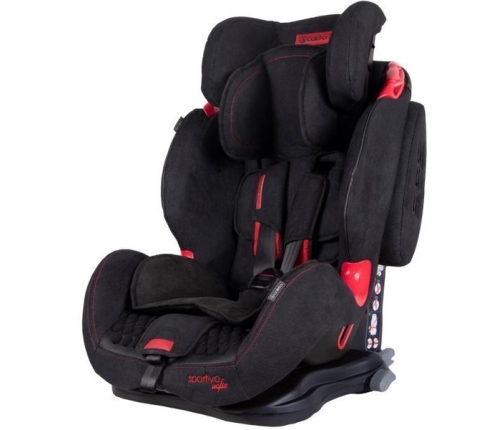 Coletto Sportivo Isofix Black new Bērnu Autokrēsls 9-36 kg