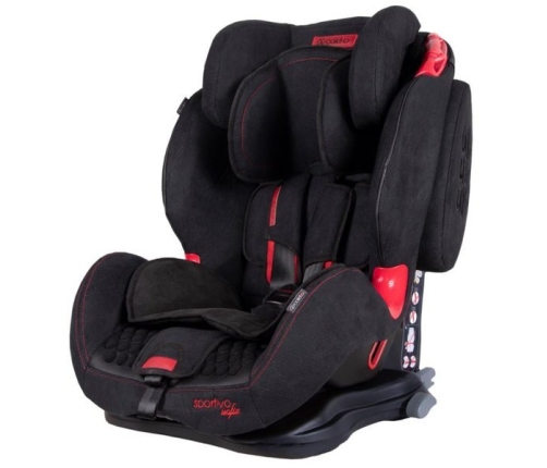 Coletto Sportivo Isofix Black new Bērnu Autokrēsls 9-36 kg