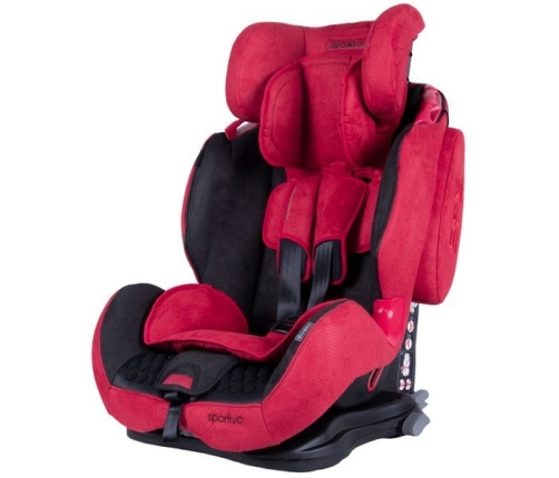 Coletto Sportivo Isofix Red Bērnu Autokrēsls 9-36 kg