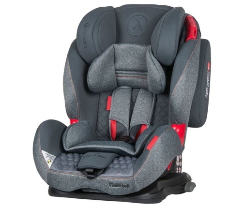 Coletto Vivaro Isofix Grey Bērnu Autokrēsls 9-36 kg