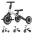 Colibro Tremix Up Blank Bērnu velosipēds Skrejritenis 4in1