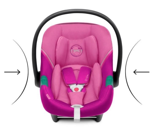 Cybex Aton S2 i-Size Magnolia pink Bērnu Autokrēsls 0-13 kg