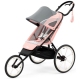 Cybex Avi Sport Collection Silver Pink Sporta Ratiņi