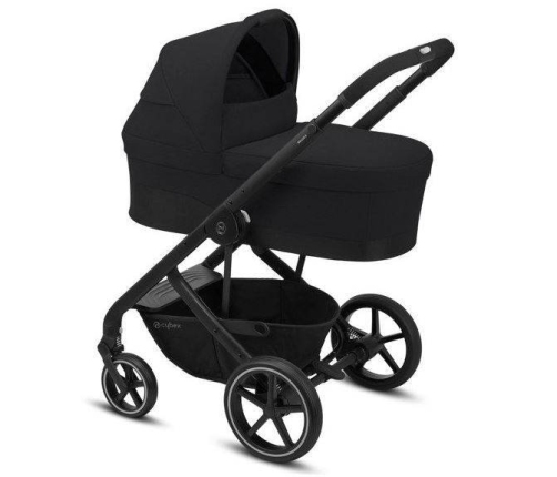 Cybex Balios S Lux Deep Black + Aton B2 I-Size + Cybex One base Bērnu rati 4in1