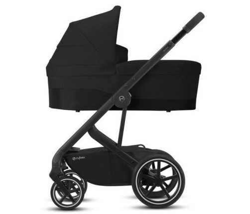 Cybex Balios S Lux Deep Black + Aton B2 I-Size + Cybex One base Bērnu rati 4in1