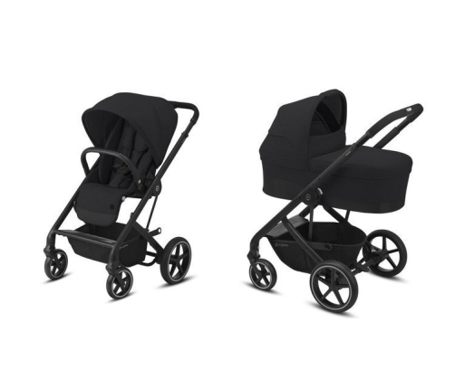 Cybex Balios S Lux Deep Black Bērnu Ratiņi 2in1