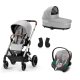 Cybex Balios S Lux Lava Grey + Aton S2 I-Size Детская Коляска 3 в 1